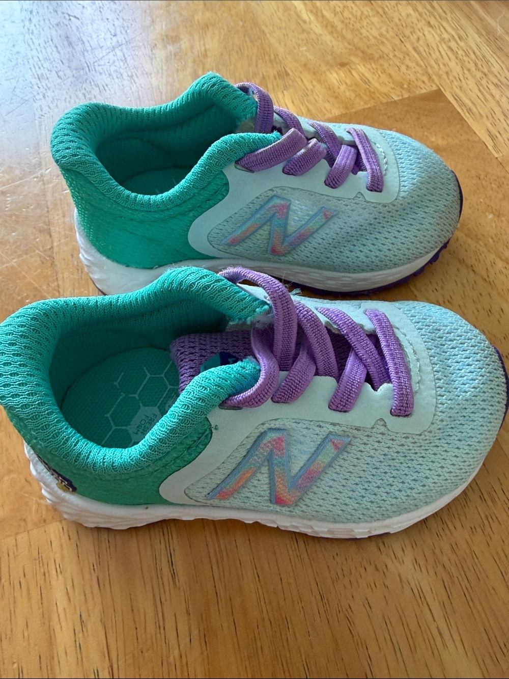 New Balance Kids Teal & Purple Lightweight Sneakers